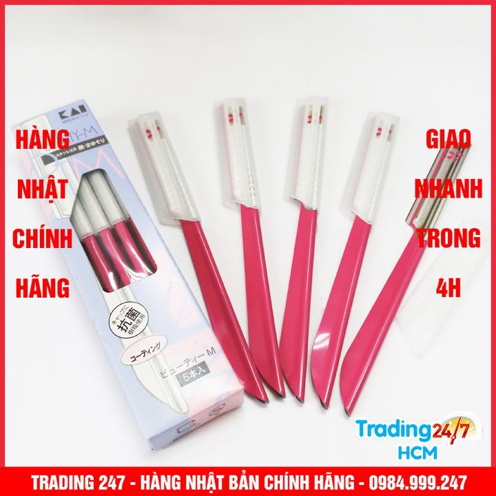 [Giao hàng HCM - 4h ] Set 5 Dao cạo cho nữ KAI Nội địa Nhật Bản