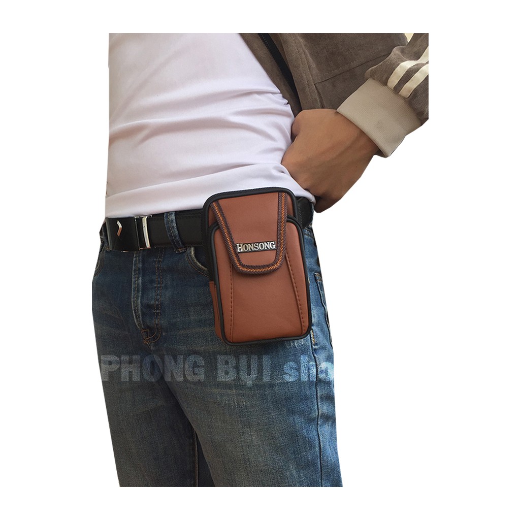 Túi Đeo Hông Đựng Điện Thoại Dáng Đẹp Da Mềm Thuận Lợi Đi Du Lịch Đi Phượt | BigBuy360 - bigbuy360.vn