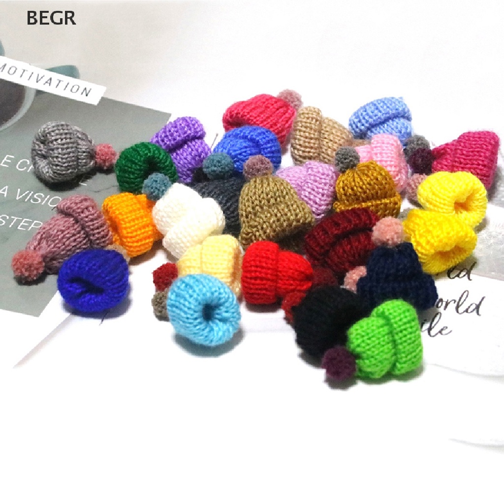 Bộ 10 Mũ Len Mini 3.5CM Trang Trí Cho Búp Bê