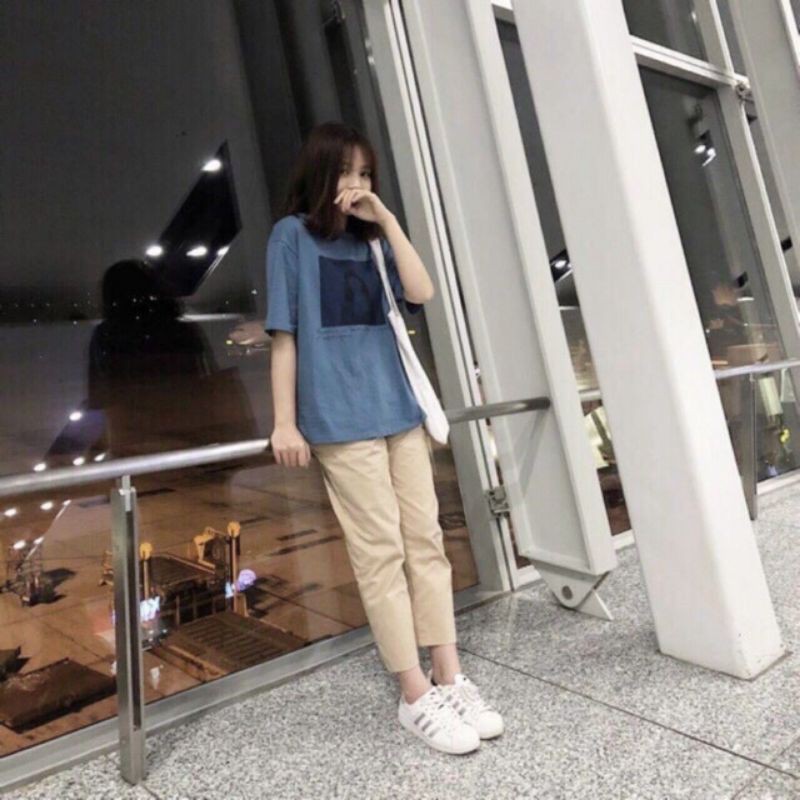 [RẺ VÔ ĐỊCH] Quần Baggy Kaki Ống Suông Unisex