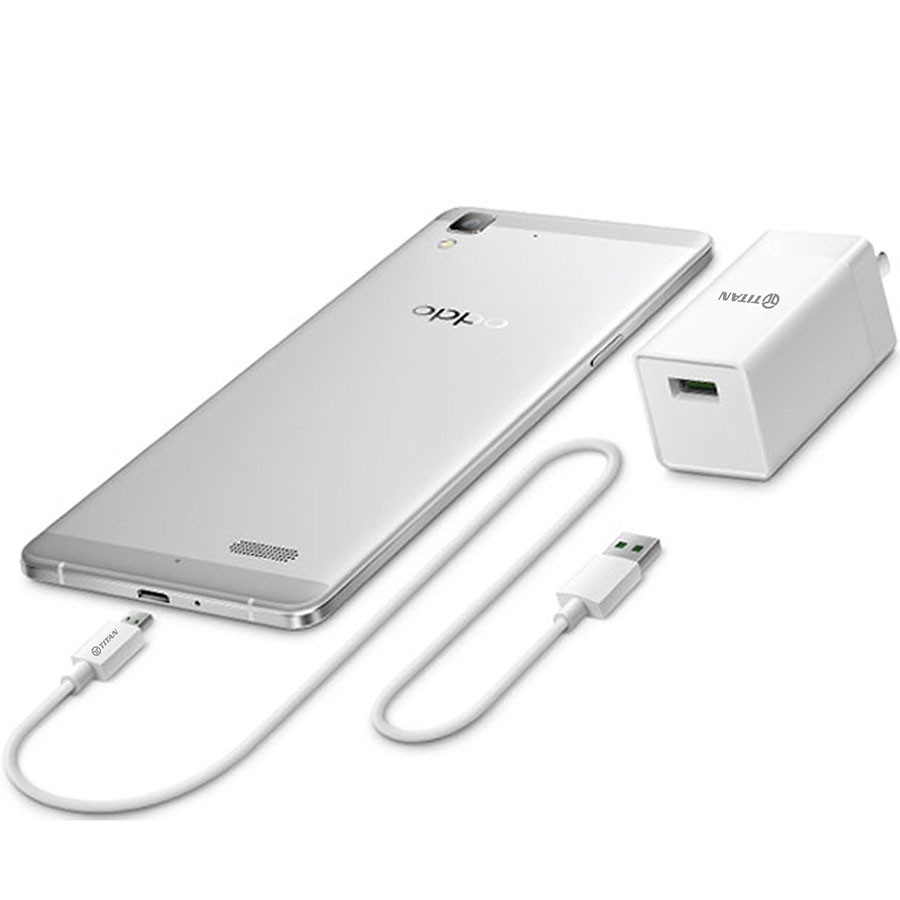 Bộ cốc và cáp sạc nhanh VOOC 4.0 Dành cho OPPO Hãng Titan - Bảo hành 12 tháng 1 đổi 1