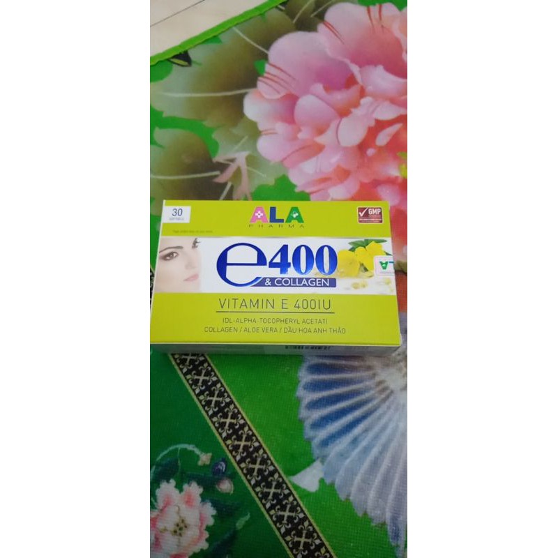 e400 và collagen vitamin E 400iu