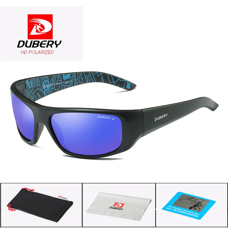 DUBERY Retro Brand 2018 Luxury Polarized Night Vision Aviator Men's Sunglasses Design Goggle Eyewear Accessories shades