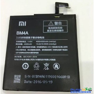 Pin xiaomi redmi pro - bm4a - dung lượng 4000mah zin xịn 100% có bh