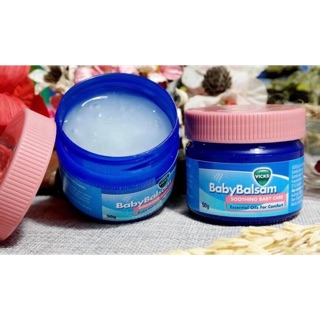 Dầu bôi ấm ngực giảm ho Vicks Baby Balsam 50gr