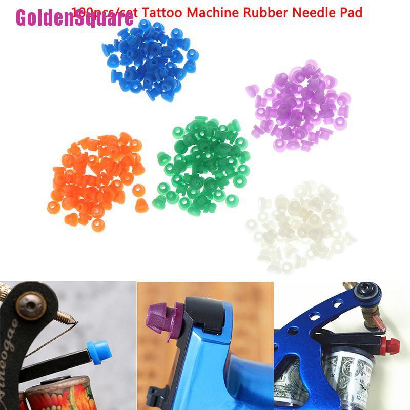 Set 100 Vòng Đệm Cao Su Nhiều Màu Sắc Cho Máy Xăm