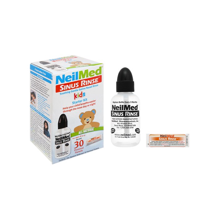 Bộ Vệ Sinh Mũi Cho Bé Sinus Rinse Kids dành cho bé từ 2 tuổi trở lên