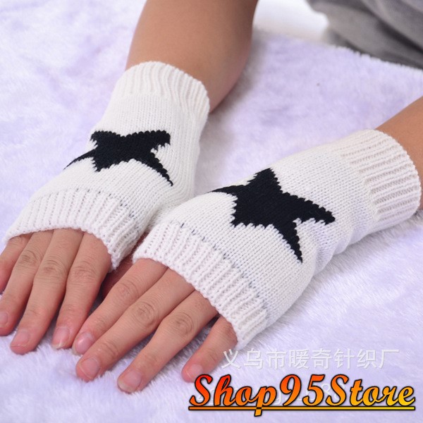 Găng Tay Xỏ Ngón Nữ