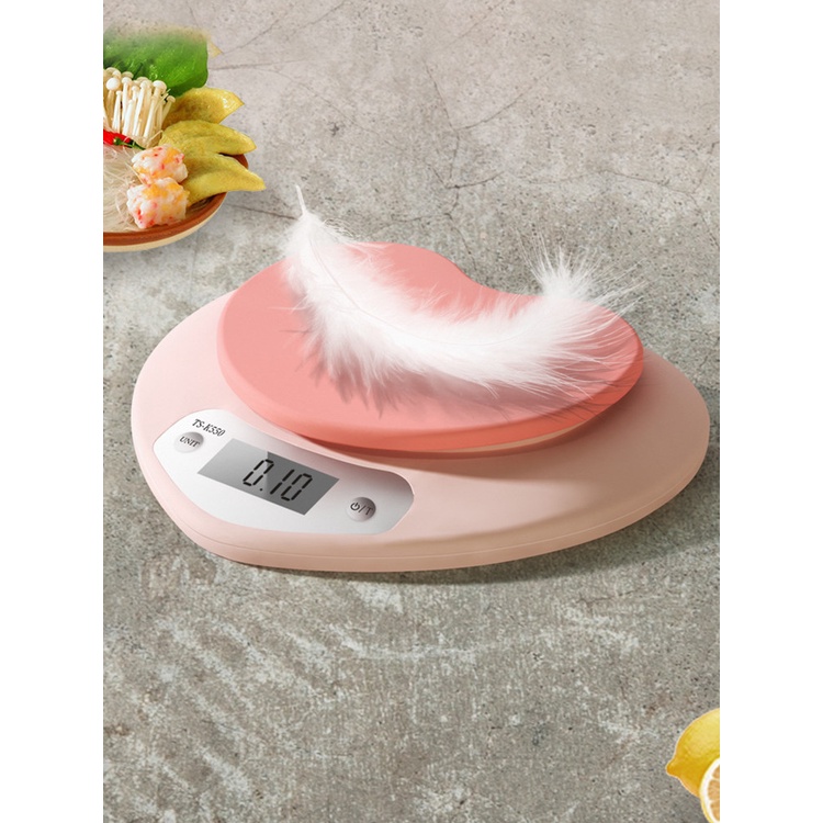 Cân điện tử hình trái tim màu hồng