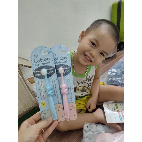 BÀN CHẢI ĐÁNH RĂNG CHO BÉ, BÀN CHẢI LÔNG TƠ CHO TRẺ 1-4 TUỔI