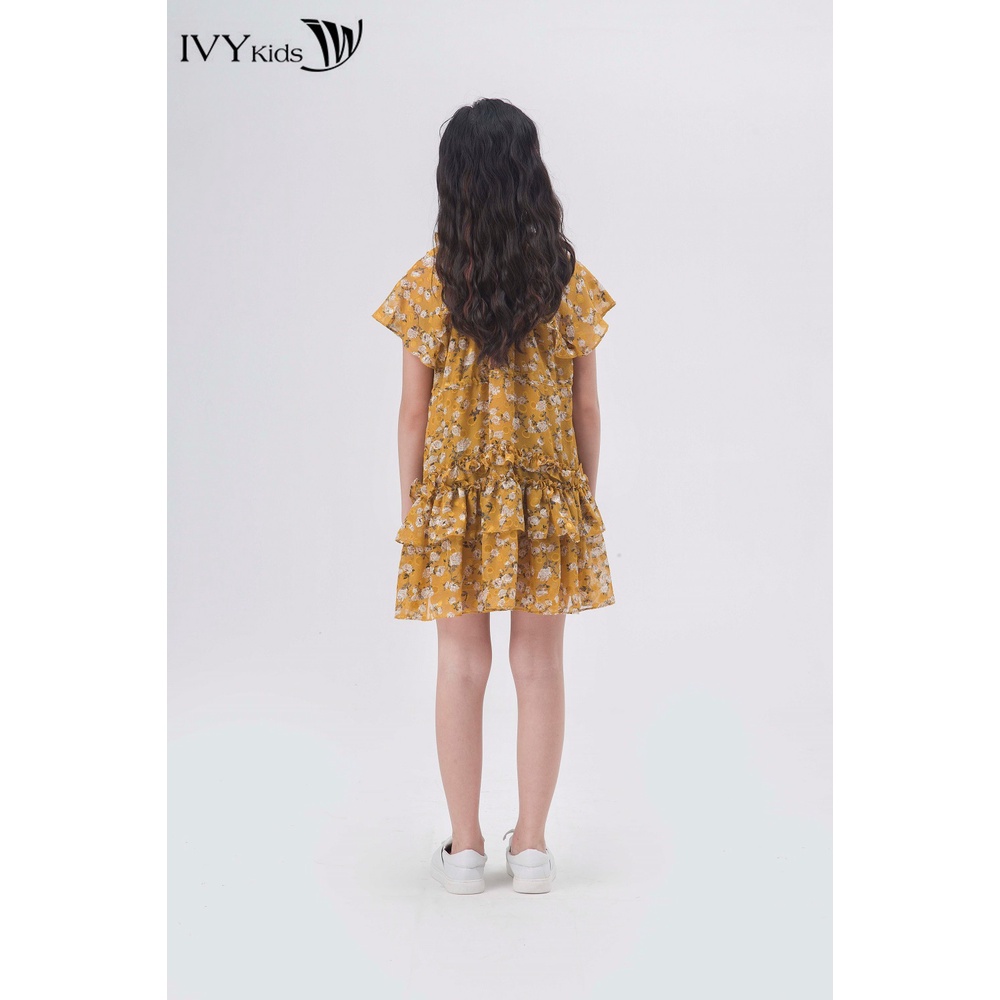 Đầm xòe 2 lớp bé gái IVY moda MS 48G0961