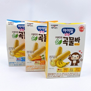 Bánh quế cuộn ngũ cốc hữu cơ idong hàn quốc cho bé 12m+ chứa 7 loại ngũ cốc hữu cơ, date 08/2022