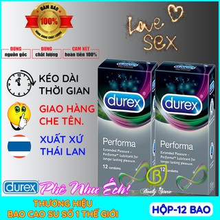 Bao cao su Durex Performa [Hộp 12 cái]
