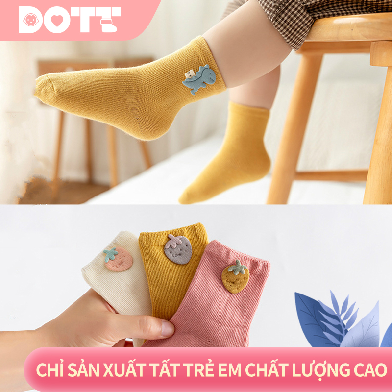 Tất Chân Cotton Hình Động Vật Dễ Thương Dành Cho Bé Thời Trang Mùa Thu Đông 2020