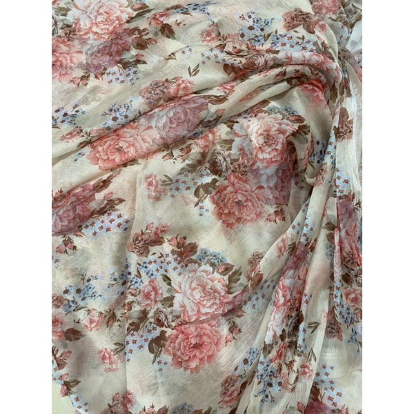 Sỉ vải tơ hoa hồng
