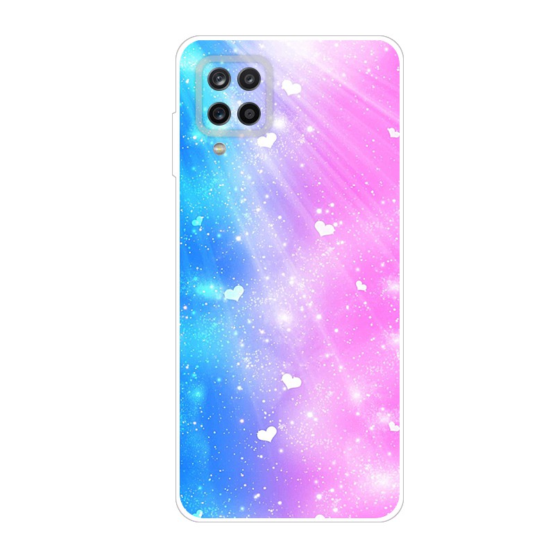 Ốp điện thoại silicon TPU mềm hình hoạt họa cho Samsung Galaxy A12