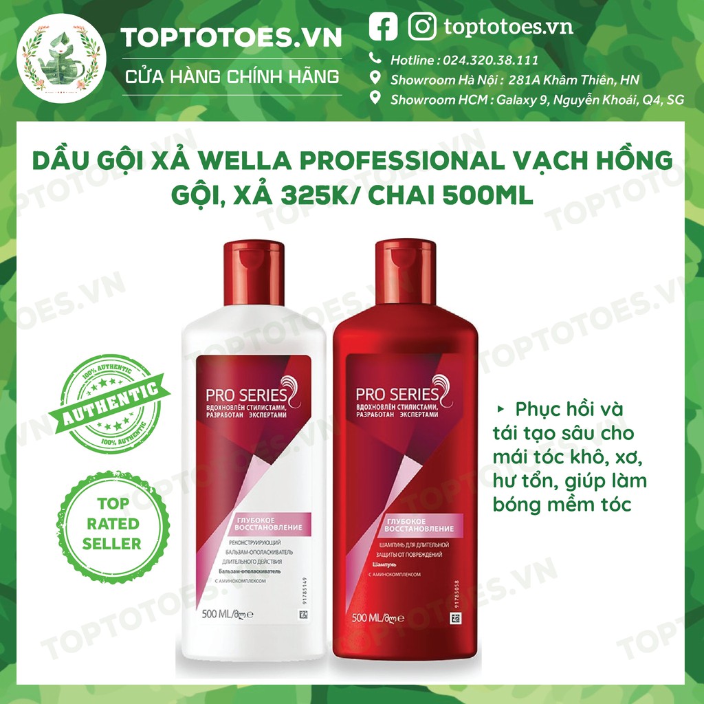 Gội xả Wella Professional chăm sóc tóc chuyên sâu chuẩn salon