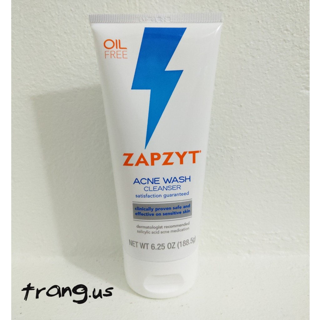 Sữa rửa mặt Zapzyt acne wash 2% BHA