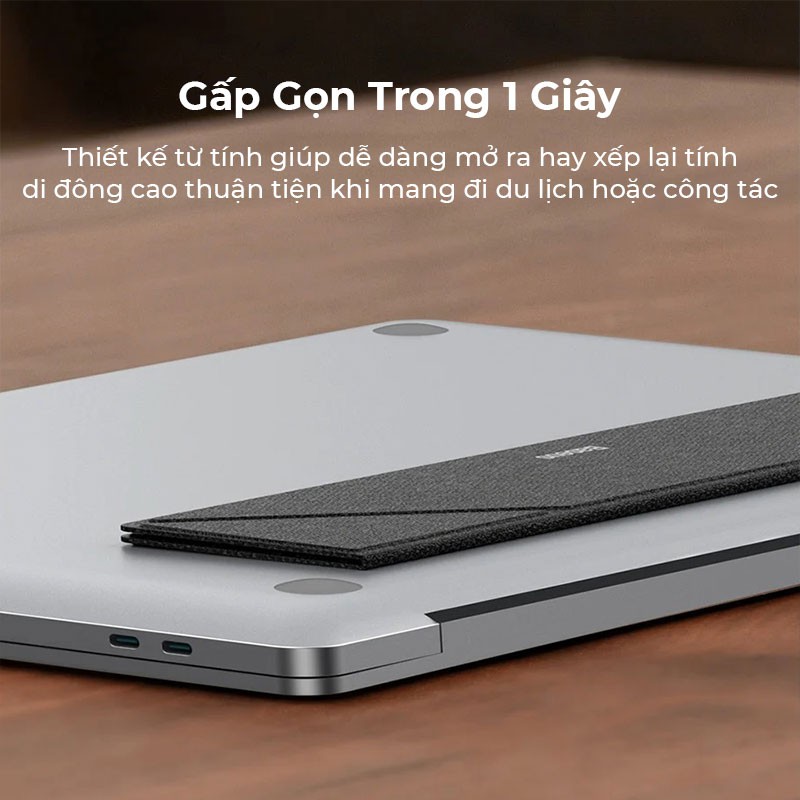 Đế Nâng Tản Nhiệt Macbook Baseus Ultra Thin Laptop Stand Siêu Mỏng, Nhẹ, Gấp Gọn Dể Dùng Cho Máy Từ 11,6 inch - 16 inch