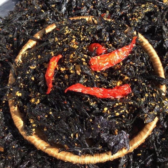 [Mã 156FMCGSALE hoàn 8% đơn 500K] 5KG RONG BIỂN CHÁY TỎI🌶