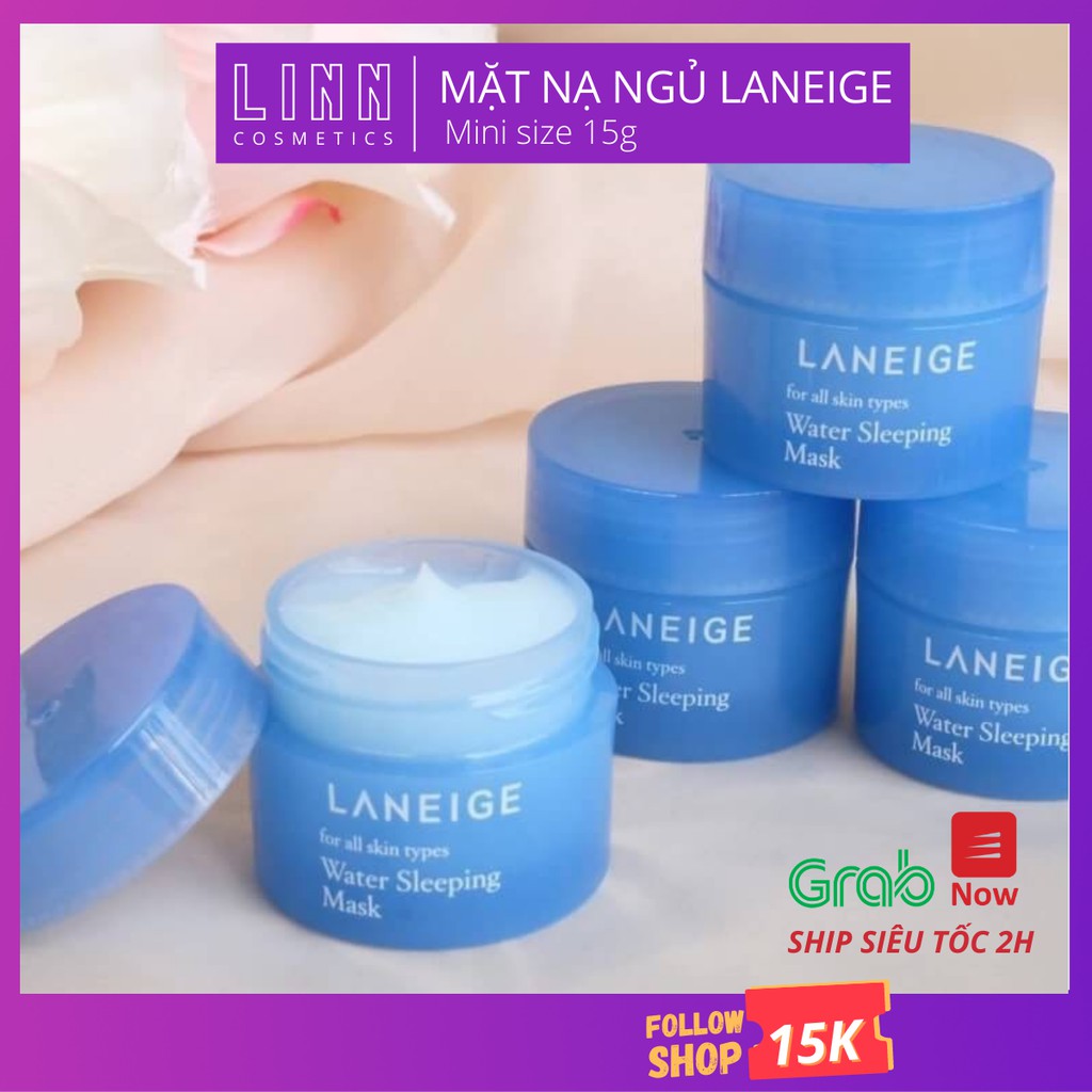 [Date 2023] Mặt nạ ngủ dưỡng ẩm Laneige Water Sleeping Mask - Mini size 15ml