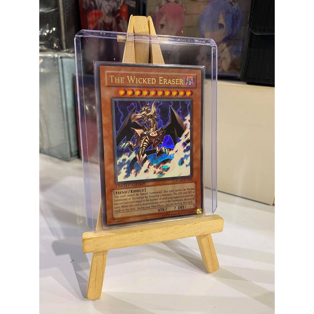Lá bài thẻ bài Yugioh Tà thần The Wicked Eraser - Ultra Rare - Tặng bọc bài nhựa bảo quản