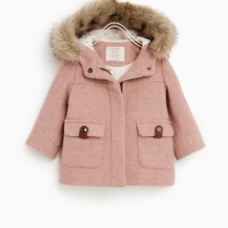 COMBO ÁO KHOÁC DẠ ZARA MŨ LÔNG