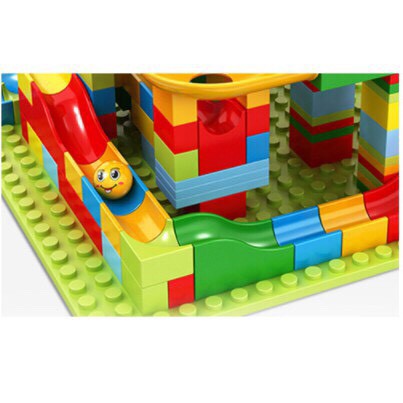 Bộ xếp hình lego cầu trượt thả bi 168 chi tiết, chất liệu nhựa ABS an toàn cho bé, tăng cường khả năng sáng tạo