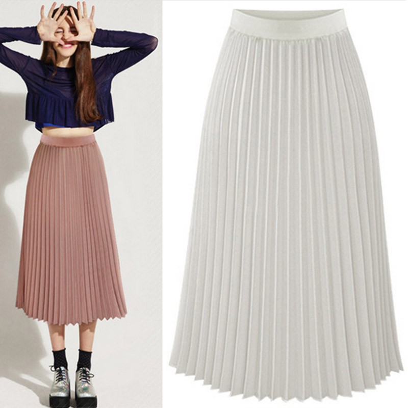 Chân váy dài xếp ly thời trang | BigBuy360 - bigbuy360.vn