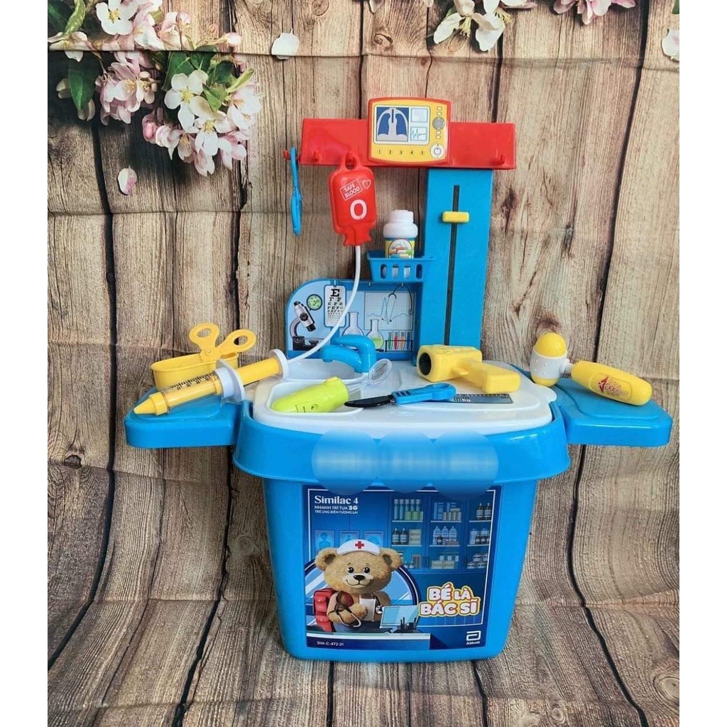 BỘ ĐỒ chơi BÉ TẬP làm_ BÁC SĨ QUÀ TẶNG TỪ SIMILAC