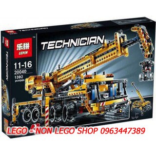 Lego Technic - Lepin 20040 ( Xếp hình Cần Trục Di Động 1392 khối )