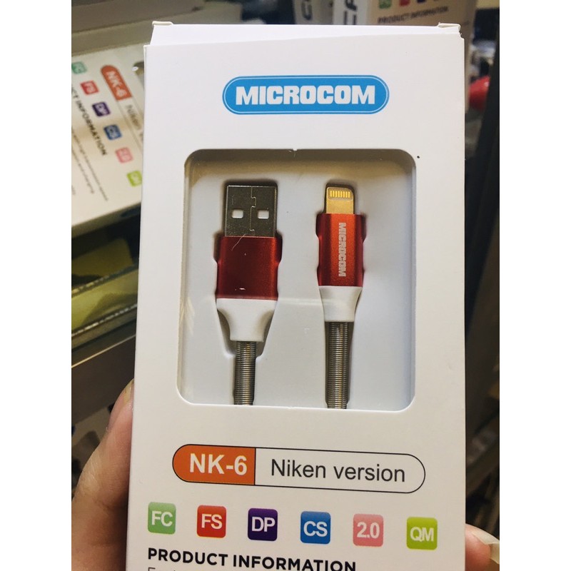 Cáp sạc iPhone Micro Niken NK6 - Hàng chính hãng MICROCOM