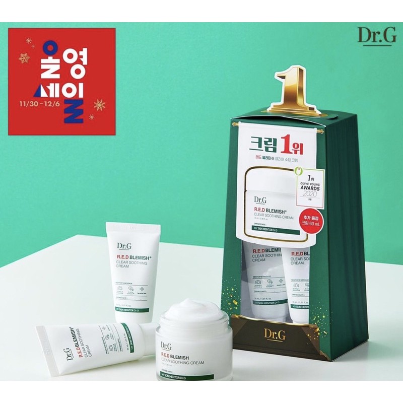Kem dưỡng phục hồi da Dr.G Red Blemish Clear Soothing