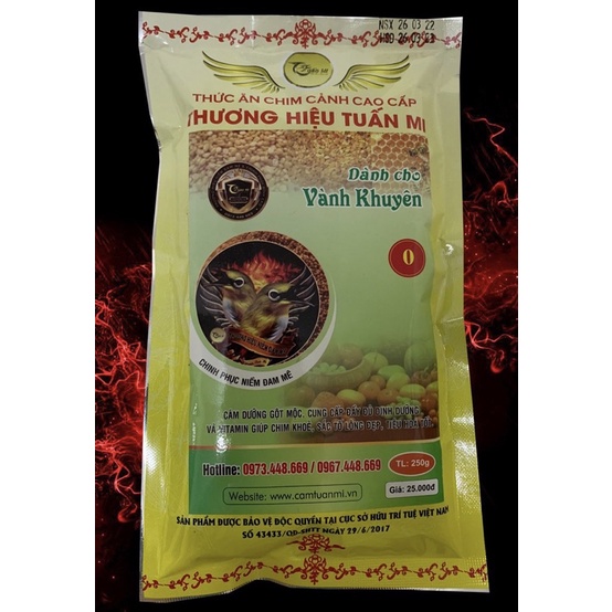 Cám Vành Khuyên Gột mộc số 0 Tuấn Mi