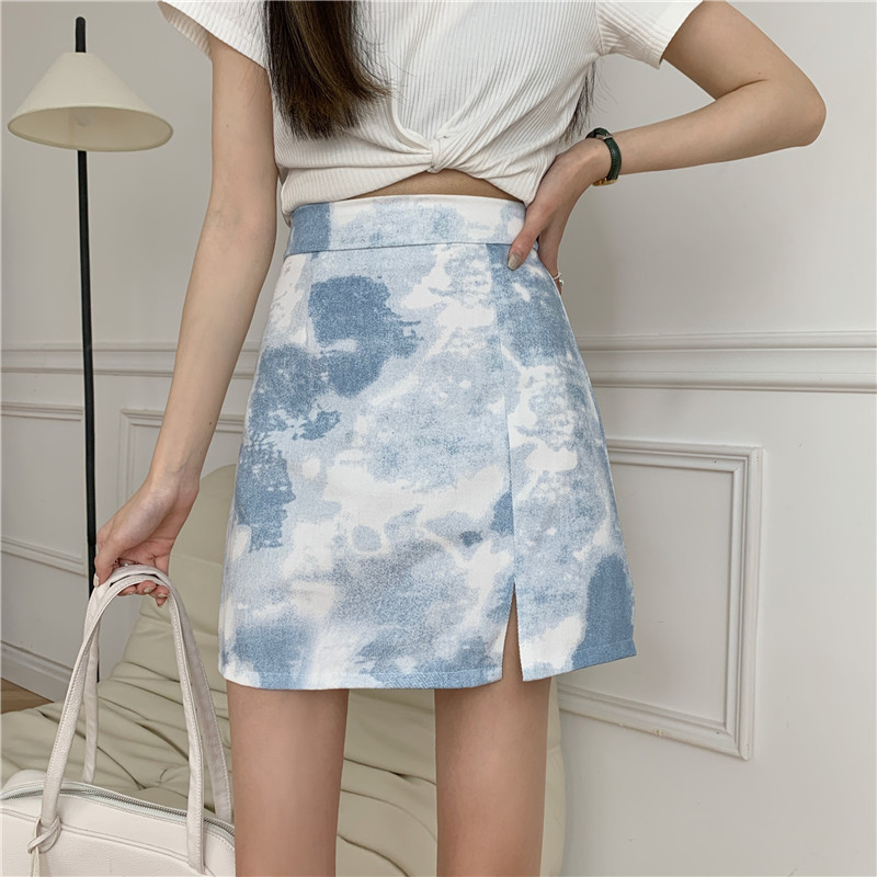 Chân Váy Chữ A Lưng Cao Thời Trang Mùa Hè Dành Cho Nữ