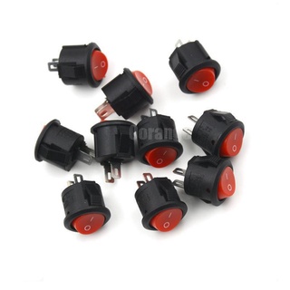 Công tắc bập bênh tròn 2 chân on-off kcd1 3a-5a 250v 16mm
