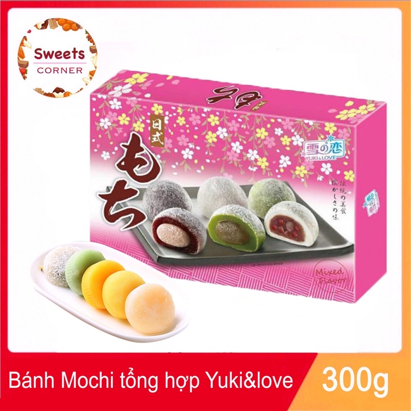 Bánh Mochi Tổng Hợp Yuki&love Đài Loan 300g