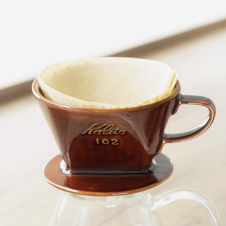 PHỄU PHA CÀ PHÊ BẰNG SỨ KALITA CERAMIC 102 (BROWN)