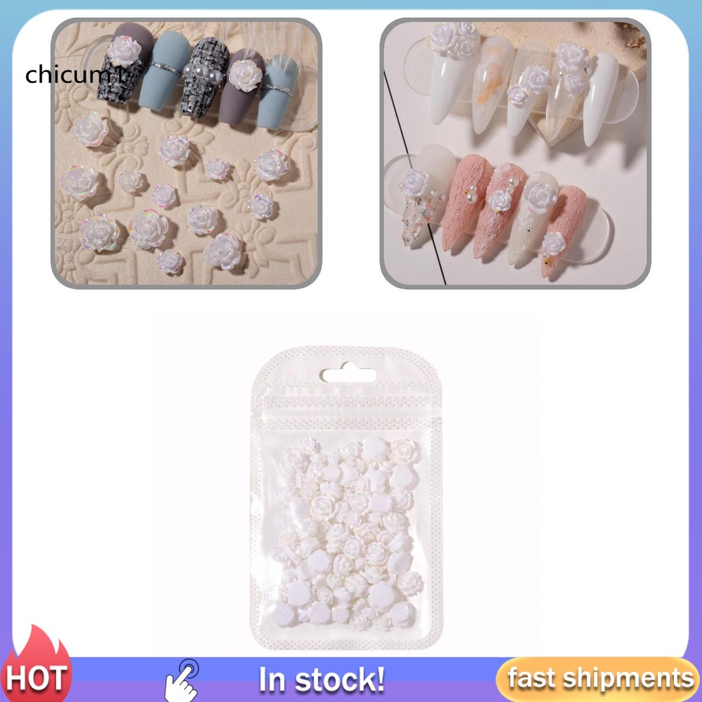 [Hàng mới về] Túi phụ kiện hoa giả trang trí móng tay nghệ thuật