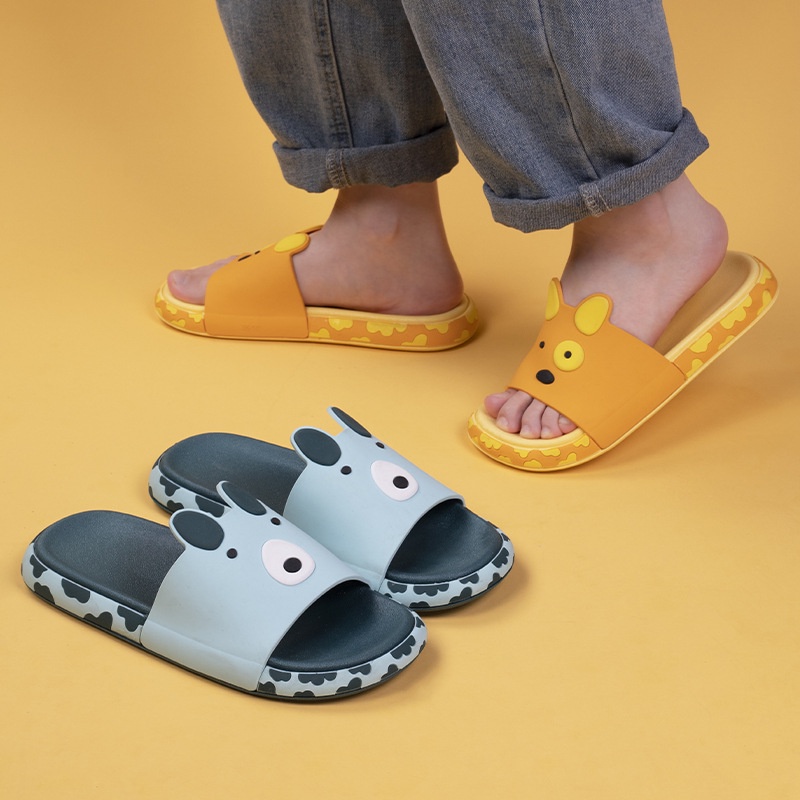 Dép đi trong nhà Họa Tiết Bò Hoạt Hình Thời Trang Mùa Hè