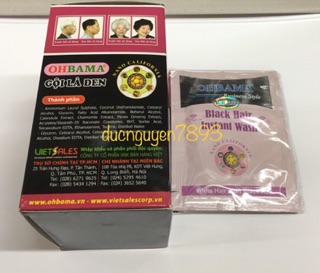 Combo 5 gói OHBAMA GỘI LÀ ĐEN