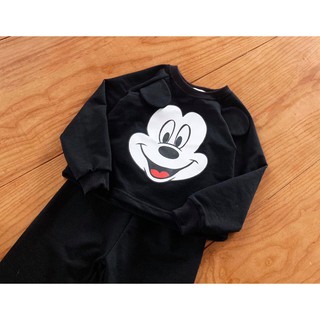 BỘ THU ĐÔNG MICKEY ĐEN CHO BÉ