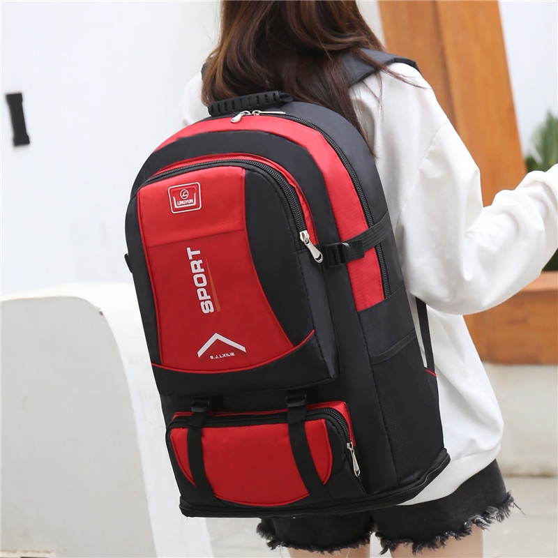 Ba Lô nam nữ Leo Núi dung tích lớn,Balo Cắm Trại Lớn Đi Bộ Đường Dài Thể Thao Du Lịch, Túi hành lý dã ngoại cắm trại