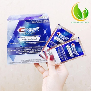 [ CHÍNH HÃNG ] Miếng Dán Trắng Răng Crest 20 miếng
