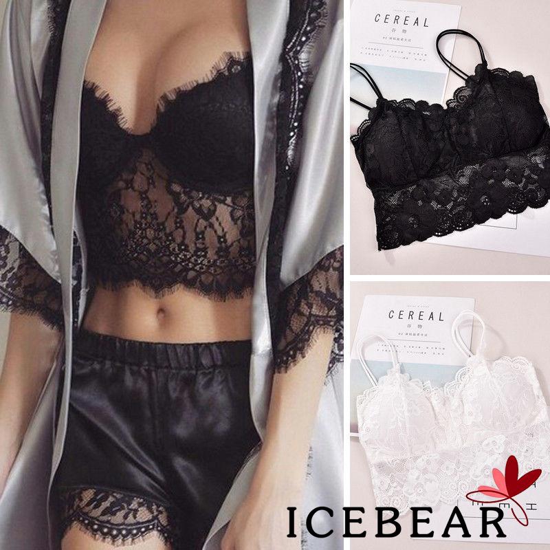 Áo lót 2 dây thiết kế phối ren quyến rũ dành cho nữ