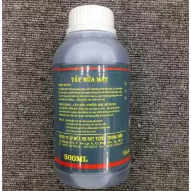 Dung Dịch Tẩy Kim Loại Pallas Nhôm Đồng Inox Rỉ Sét Cực Mạnh Dùng Cho Ô Tô Xe Máy Dung Tích 500ml