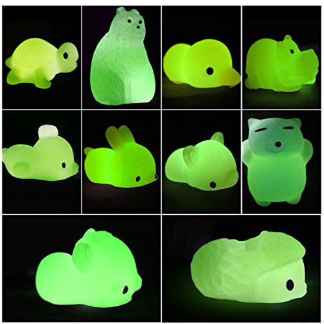 Mochi Hình Thú Cực Dễ Thương Siêu Mềm Siêu Mịn phát sáng "Softsquishy Animals" ( hàng sẵn )