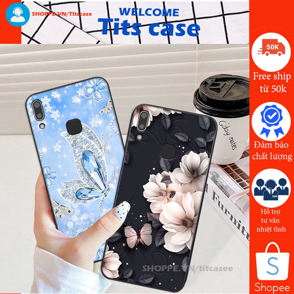 Ốp lưng Vivo Y91 / Y93 / Y95 in hình thiên nga,hoa may mắn, đặc sắc ĐỘC - LẠ - BỀN