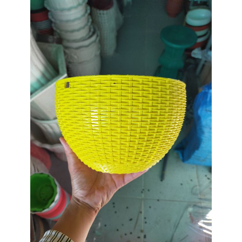 combo 5 chậu treo trồng cây