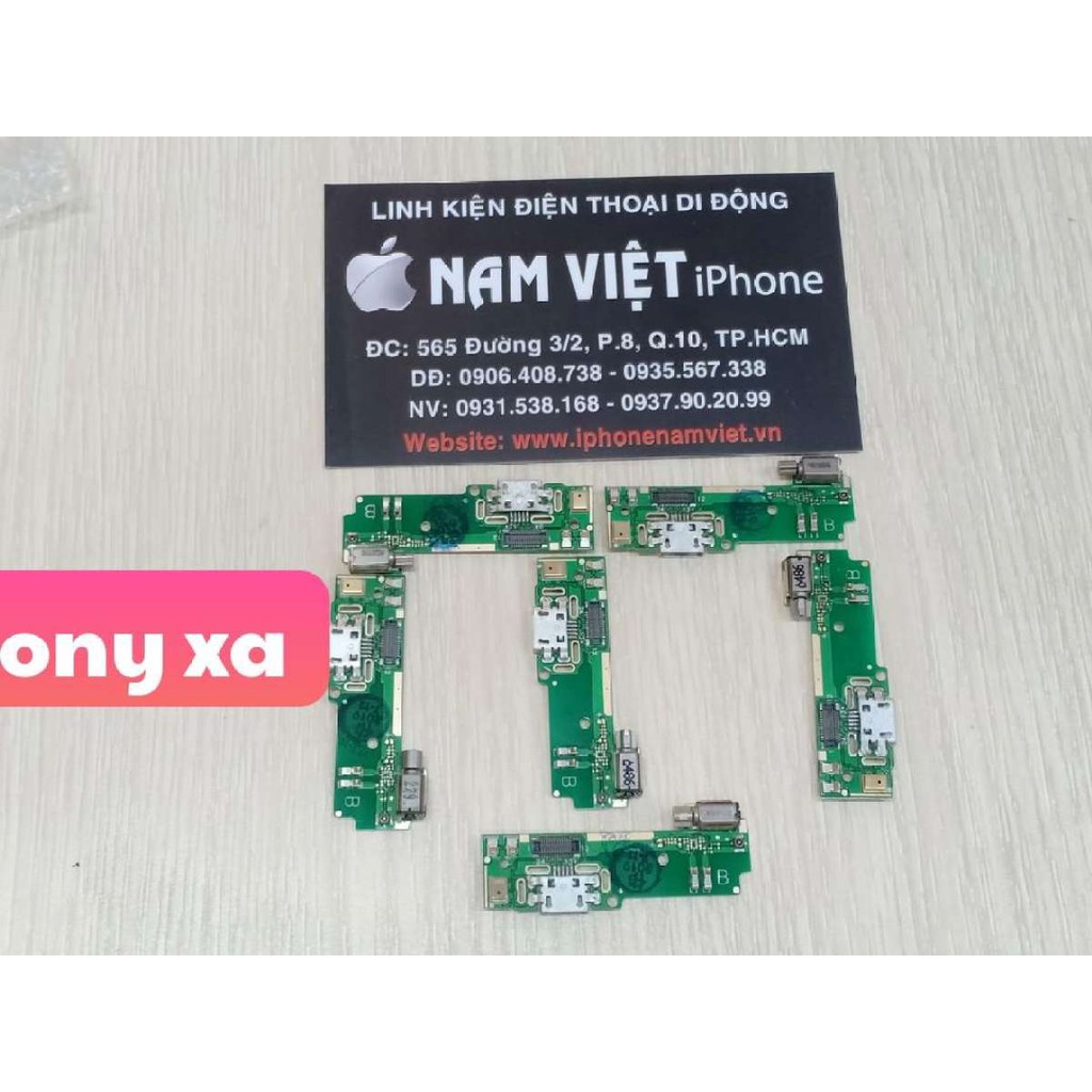 CỤM CHÂN SẠC + MIC RUNG ĐIỆN THOẠI SONY XA ZIN . TẠI LINH KIỆN